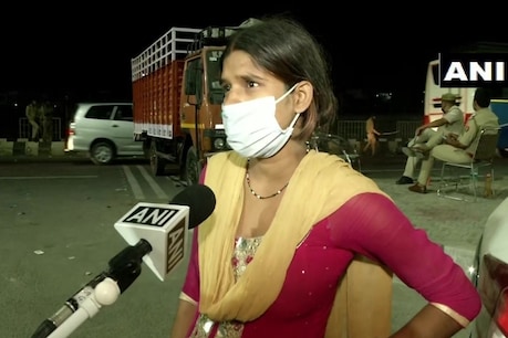 DELHI: बस का इंतजार कर रही गर्भवती महिला बोलीं- पुलिस हमें जाने नहीं दे रही DELHI: बस का इंतजार कर रही गर्भवती महिला बोलीं- पुलिस हमें जाने नहीं दे रही