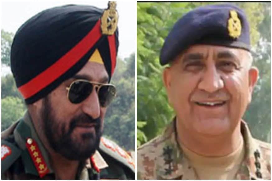 पाकिस्तान के पूर्व सेना प्रमुख कमर जावेद बाजवा (Qamar Javed Bajwa) और भारतीय सेना प्रमुख रहे जनरल बिक्रम सिंह (General Bikram Singh)