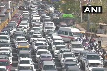पास के बावजूद दिल्ली-गाजियाबाद बॉर्डर नहीं करने दे रहे क्रॉस, लगा लंबा जाम