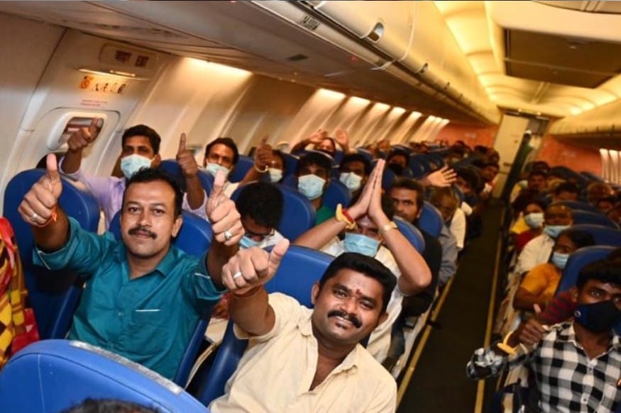 Vande Bharat Mission के तहत, मलेशिया के कुआलालंपुर से तमिलनाडु के त्रिची के लिए 177 भारतीयों को लेकर एक विशेष उड़ान भरी गई है. Vande Bharat Mission A special flight carrying 177 Indians from Kuala Lumpur, Malaysia to Trichy, Tamil Nadu.