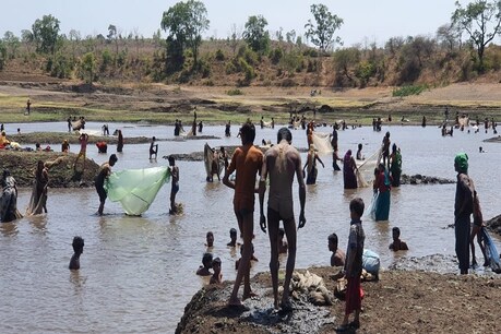 इंदौर: मछलियां पकड़ने के लिए उमड़े 70 गांवों के सैकड़ों लोग, फिर हुआ ये... इंदौर: मछलियां पकड़ने के लिए उमड़े 70 गांवों के सैकड़ों लोग, फिर हुआ ये...