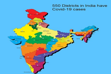 भारत के 550 जिले हैं कोरोना संक्रमित, कुल मामलों का 21% है ग्रामीण क्षेत्रों में भारत के 550 जिले हैं कोरोना संक्रमित, कुल मामलों का 21% है ग्रामीण क्षेत्रों में