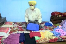 PHOTOS: मंडी के ‘सरदार जी’ ने अपनी 11 पगड़ियां कटवाईं, सिलवाए मास्क, फिर बांटे