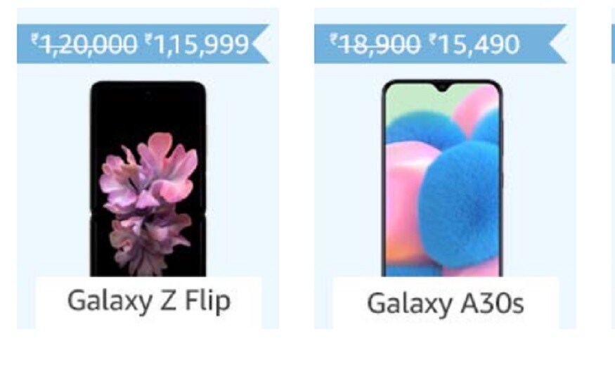 अमेज़न से पता चला है कि सैमसंग Galaxy A30s पर डिस्काउंट मिल रहा है.