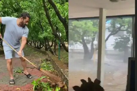 स्वच्छ भारत के समर्थन में फिर उतरे सलमान खान, यूलिया से भी लगवाई झाड़ू स्वच्छ भारत के समर्थन में फिर उतरे सलमान खान, यूलिया से भी लगवाई झाड़ू