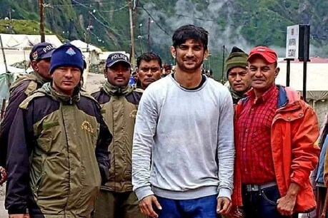 केदारनाथ फ़िल्म की शूटिंग के दौरान सुशांत