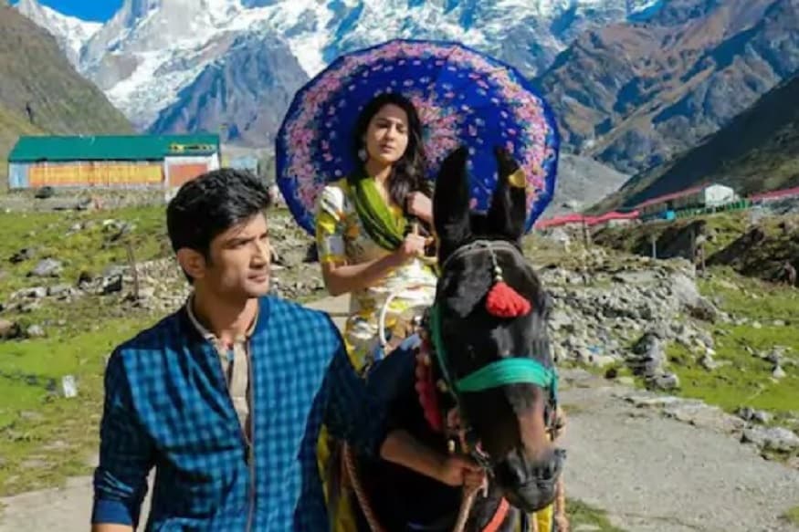 sushant rajput kedarnath, केदारनाथ में आई 2013 की आपदा की पृष्ठभूमि पर बनी बॉलीवुड फ़िल्म में सुशांत सिंह राजपूत और सारा अली खान मुख्य भूमिका में थे.