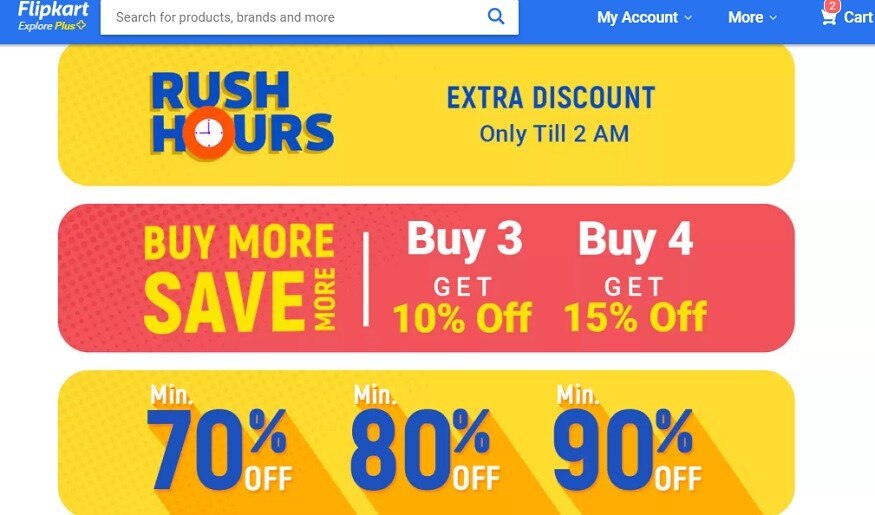 Flipkart के इस सेल में कई तरह की डील्स मिलेंगी.
