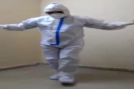 कानपुर: PPE किट पहना डॉक्टर डांस कर भगाता है मरीजों का डर और स्ट्रेस, Video Viral