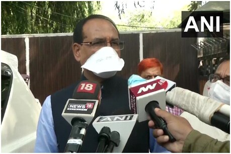 सीएम शिवराज सिंह चौहान भोपाल पहुंचने के बाद मंत्रियों के विभाग आवंटन पर लेंगे निर्णय. (फोटोः ANI)