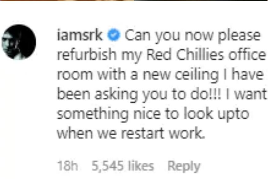 shah rukh khan, gauri khan, Shahrukh khan, Shah Rukh Khan Comment On Gauri Khan Post