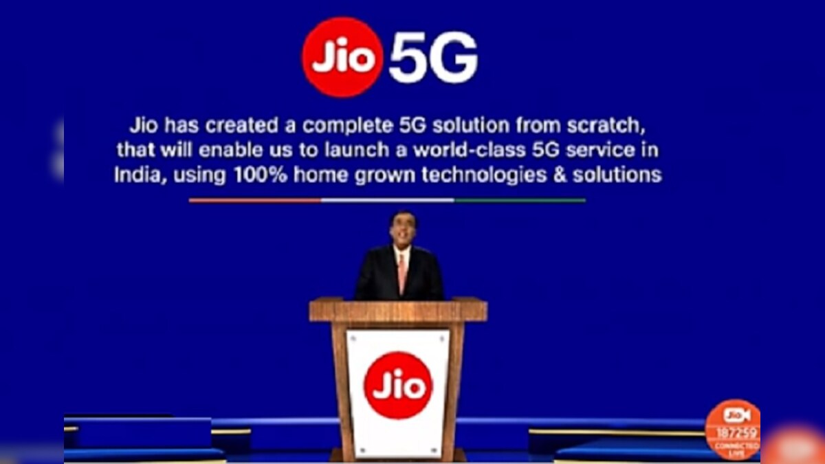 Jio to launch Made in India 5G service next year - Mukesh Ambani announced at Reliance AGM - News18