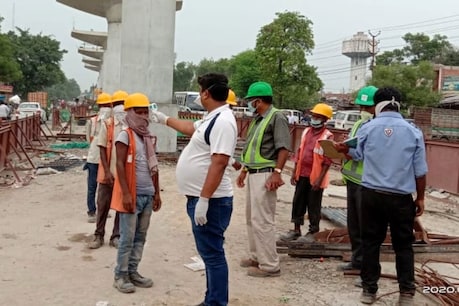 कानपुर मेट्रो निर्माण के काम में लगे मजदूरों के लिए UPMRC ने तैनात किए डॉक्टर और नर्सें