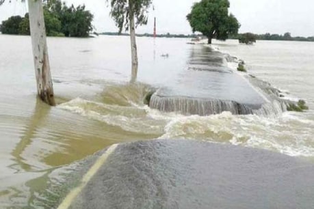 नेपाल में पहाड़ों में भारी बारिश से नदियां उफान पर, UP के महाराजगंज में बाढ़ का संकट नेपाल में पहाड़ों में भारी बारिश से नदियां उफान पर, UP के महाराजगंज में बाढ़ का संकट
