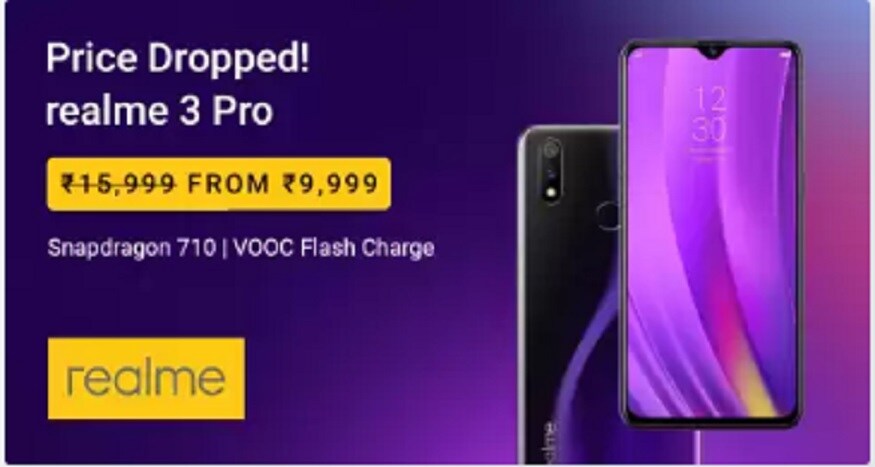 Realme 3 pro 6 हज़ार रुपये सस्ता हो गया है. (Photo:Flipkart)