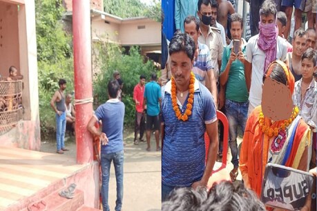 शर्मनाक: पहले खंभे से बांधकर पिटाई, फिर जबरन महिला की मांग में भरवाया सिंदूर, Video Viral शर्मनाक: पहले खंभे से बांधकर पिटाई, फिर जबरन महिला की मांग में भरवाया सिंदूर, Video Viral