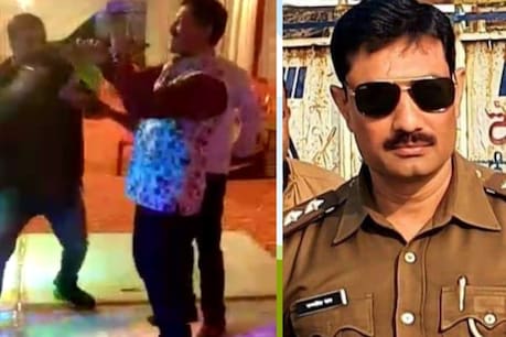 कानपुर के चर्चित पुलिस इंस्पेक्टर ने किया अपराधियों के साथ डांस, Video Viral