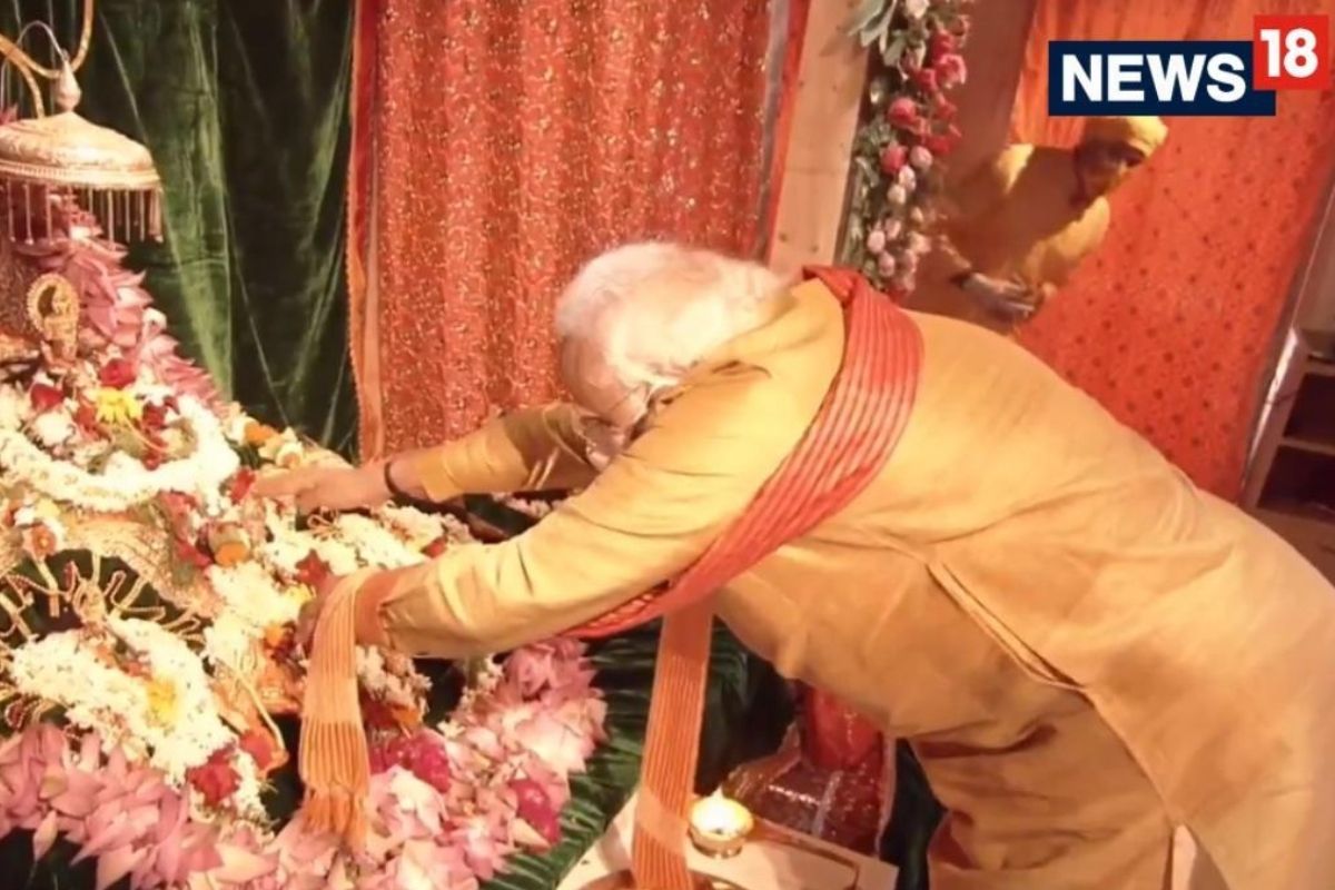 पीएम मोदी ने किया राम मंदिर का भूमिपूजन (file photo)