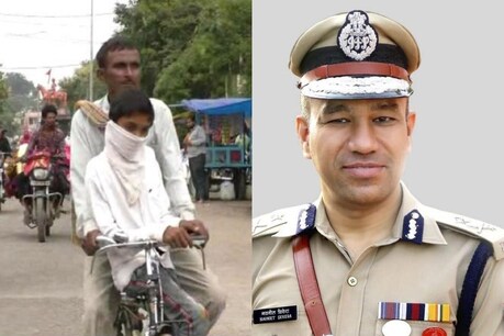 बेटे को परीक्षा दिलाने मजदूर पिता ने 105 KM चलाई साइकिल, IPS बोले- डबडबा गईं आंखें