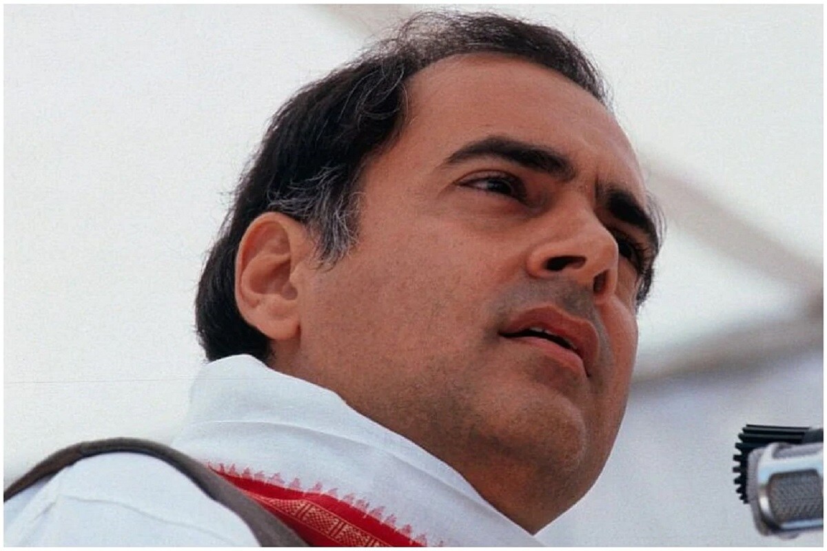 भारत के पूर्व प्रधानमंत्री राजीव गांधी.