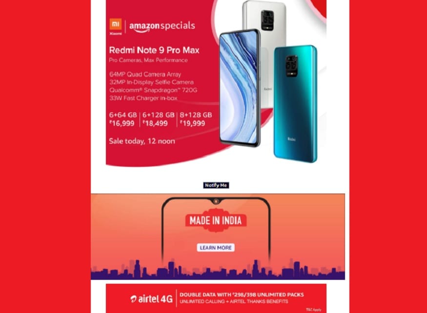 Airtel ऑफर Mi और Amazon दोनों प्लैटफॉर्म पर मिल रहा है.