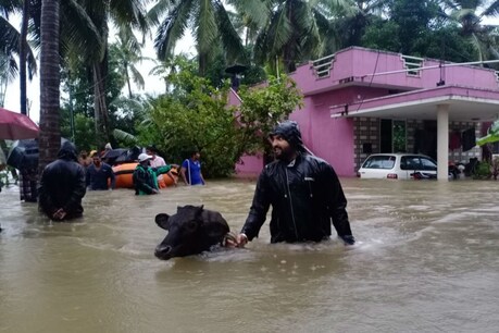 कर्नाटक में तेज बारिश से जन-जीवन अस्तव्यस्त हुआ, बाढ़ वाले क्षेत्रों में राहत-बचाव कार्य शुरू.
