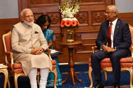 प्रधानमंत्री मोदी और मालदीव के राष्ट्रपति इब्राहिम मोहम्मद सोलिह. (फाइल फोटो)