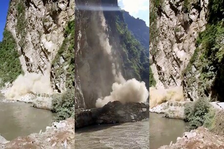 Landslide VIDEO: मंडी में भूस्खलन के कारण चंडीगढ़-मनाली हाईवे हुआ बंद Landslide VIDEO: मंडी में भूस्खलन के कारण चंडीगढ़-मनाली हाईवे हुआ बंद