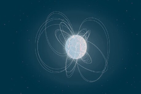 मेग्नेटर (Magnetar) की सटीक दूरी का मापन खगोलविदों ने पैरेलैक्स पद्धति (Parallax method) से किया है. (तस्वीर: ESA)