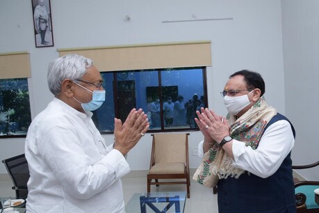 Bihar Assembly Election: नड्डा-नीतीश की हुई औपचारिक मुलाकात और 50 मिनट में ही बन गई बात? Bihar Assembly Election: नड्डा-नीतीश की हुई औपचारिक मुलाकात और 50 मिनट में ही बन गई बात?