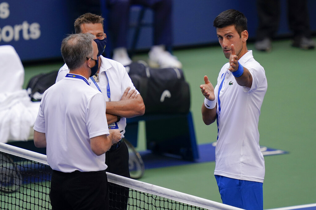 Novak Djokovic, US OPEN, US Open, US OPEN 2020, American Open, Novak Djokovic Disqualification