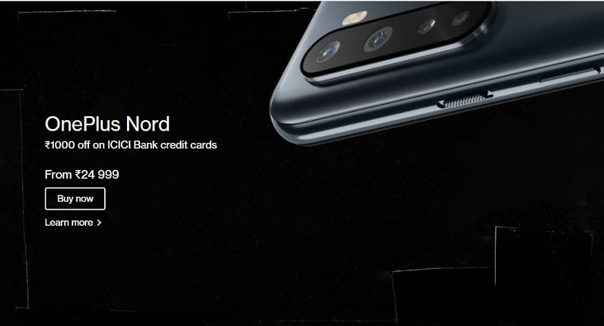 OnePlus Nord की खरीद पर डिस्काउंट दिया जा रहा है. (Photo: OnePlus.in)