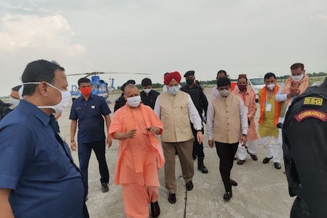 CM योगी ने किया कुशीनगर एयरपोर्ट का निरीक्षण