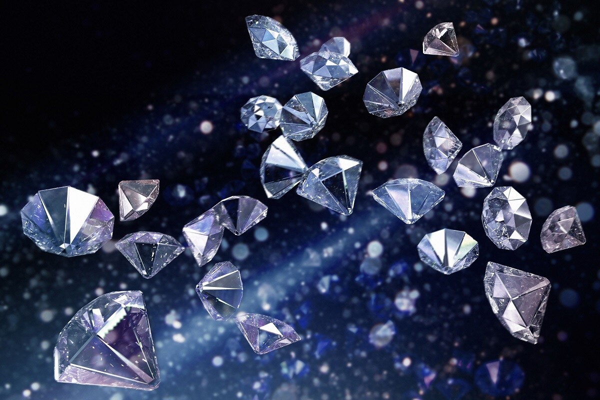 Diamond, meteorite,