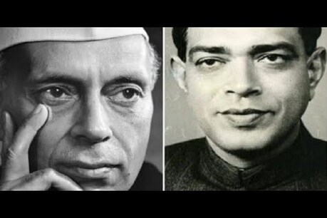 भूतपूर्व प्रधानमंत्री जवाहर लाल नेहरू एवं राष्ट्रकवि रामधारी सिंह दिनकर.