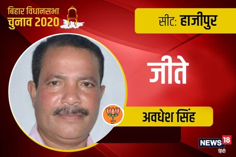 हाजीपुर से BJP के अवधेश सिंह जीते.