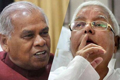 जीतन राम मांझी और लालू प्रसाद यादव (फाइल फोटो)