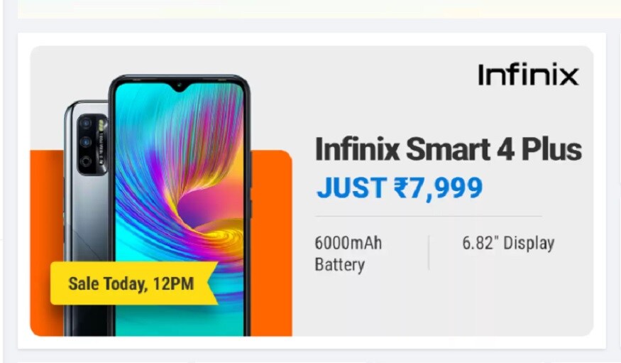 फोन की सेल दोपहर 12 बजे शुरू होगी.