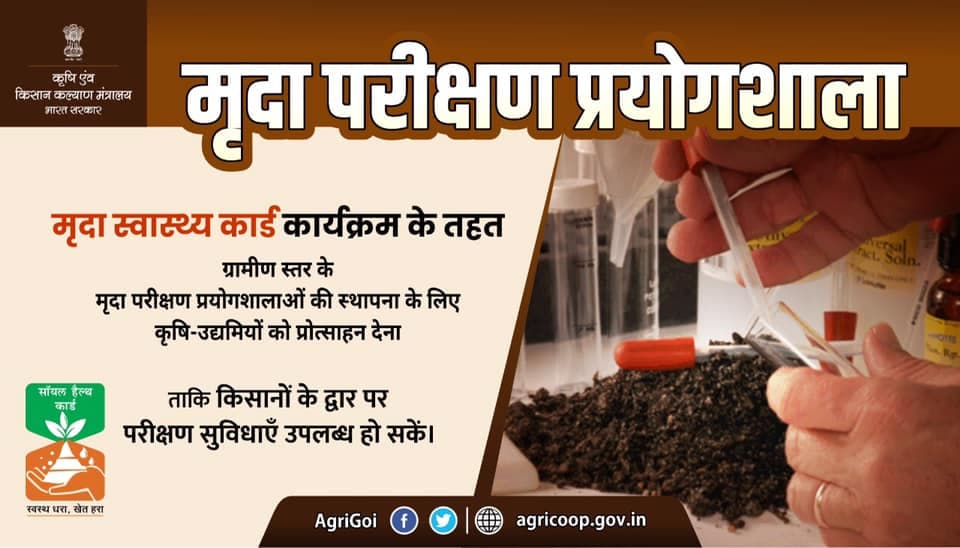 how to start Soil Testing Lab, business ideas in village areas, soil testing services, agriculture ministry, modi government farmers scheme, मृदा परीक्षण प्रयोगशाला कैसे शुरू करें, गांवों के लिए बिजनेस आईडिया, स्वायल टेस्टिंग लैब का काम, कृषि मंत्रालय, मोदी सरकार की किसान योजनाएं