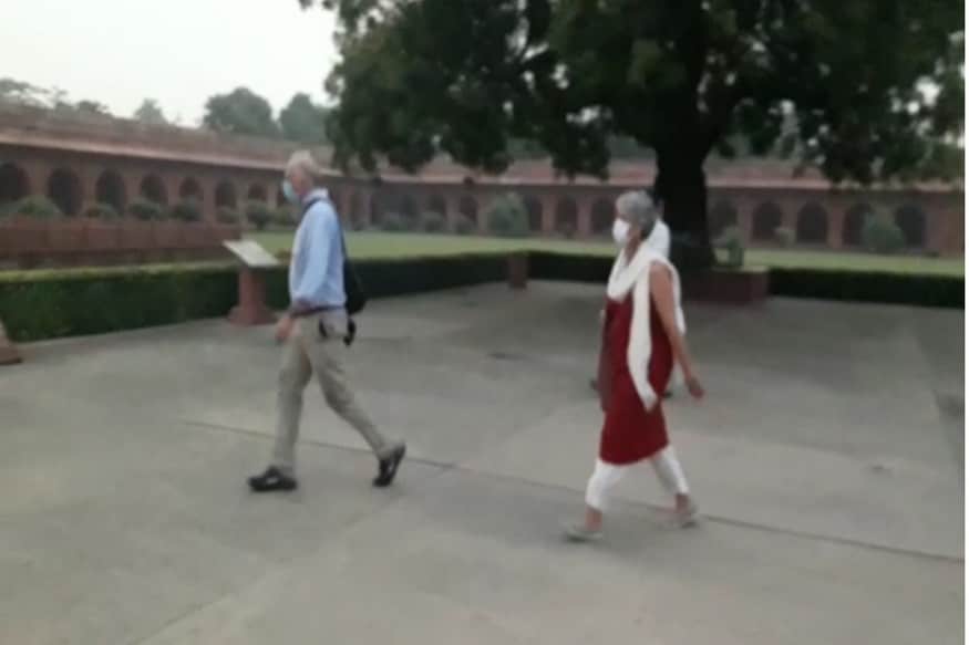 chinese couple, agra, taj mahal, lockdown, taiwan, corona, चीनी जोड़ी, आगरा, ताज महल, तालाबंदी, ताईवान, कोरोना