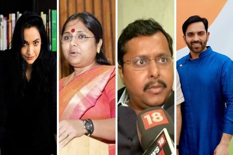 Bihar Chunav: बांकीपुर सीट से पुष्पम प्रिया चौधरी, सुषामा साहू, नितिन नवीन और लव सिन्हा (बाएं से दाएं) कर रहे हैं दावेदारी. (फाइल फोटो)