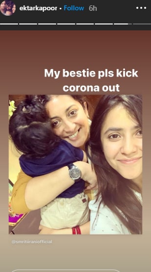 Ekta Kapoor, Smriti Irani, Corona Positive