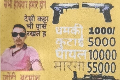 मेरठ में अपराधों का रेट कार्ड हुआ वायरल
