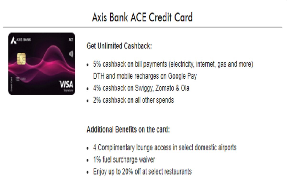 Ace Axis Bank Credit Card Benefits Ace Axis Bank Credit Card Benefits