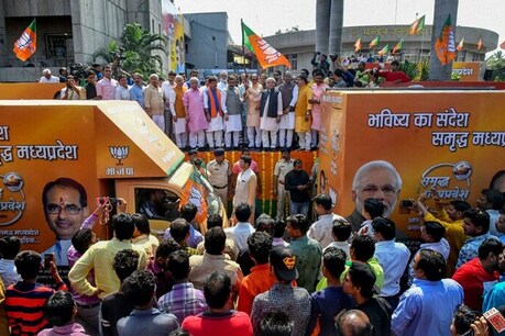 MP By election: हाईटेक प्रचार के लिए बीजेपी के रथ तैयार, CM शिवराज करेंगे रवाना, जानें क्या है खासियत- MP By election CM Shivraj Singh Chouhan will flag off BJP s hightech