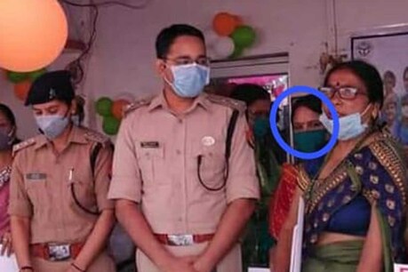 हाथरस दबंगई की आरोपी बीजेपी महिला सभासद का किया गया सम्मान