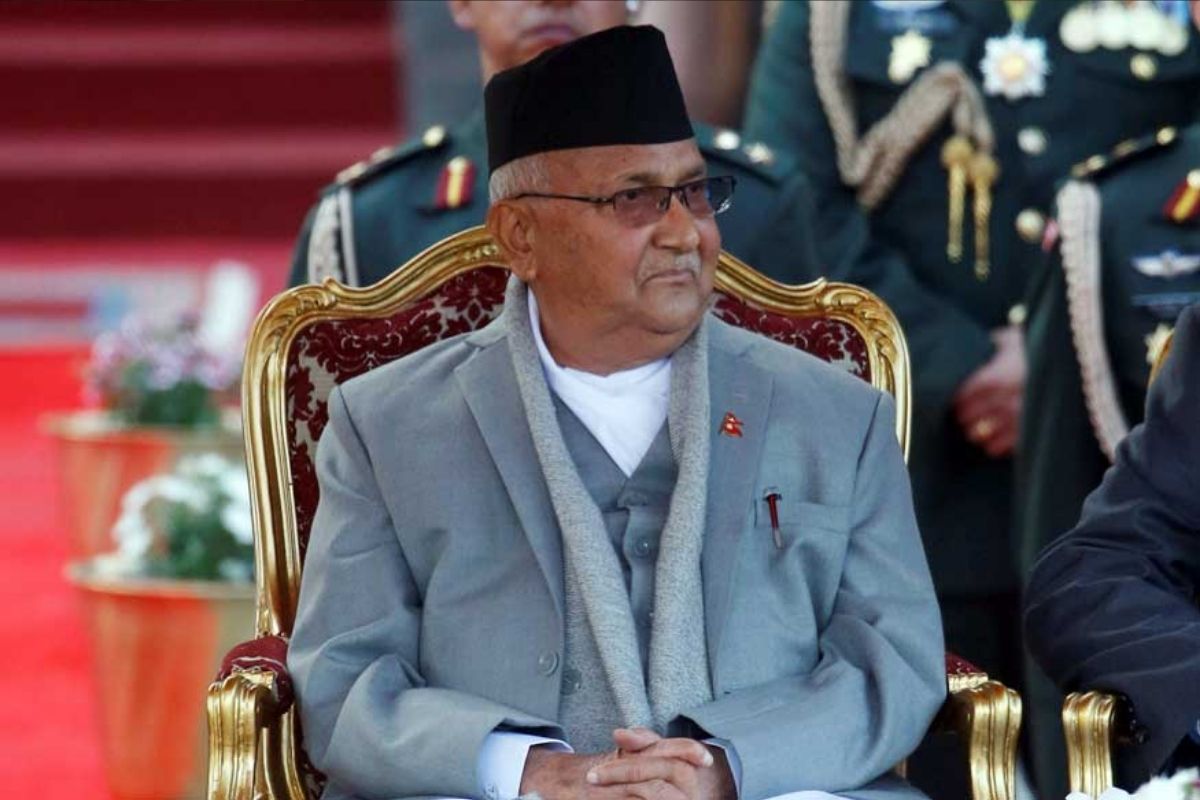 नेपाल के प्रधानमंत्री केपी शर्मा ओली ने संसद भंग करने के लिए प्रचंड धड़े को बताया जिम्मेदार. ( फोटो- AFP)