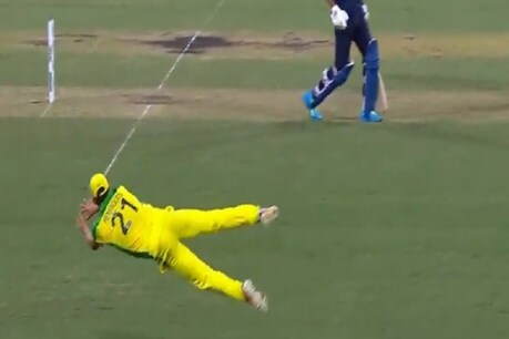 Moises Henriques Catch: मोइसेस हेनरिक्स ने विराट कोहली का बेमिसाल कैच लपका (फोटो-क्रिकेट ऑस्ट्रेलिया वेबसाइट स्क्रीनशॉट)