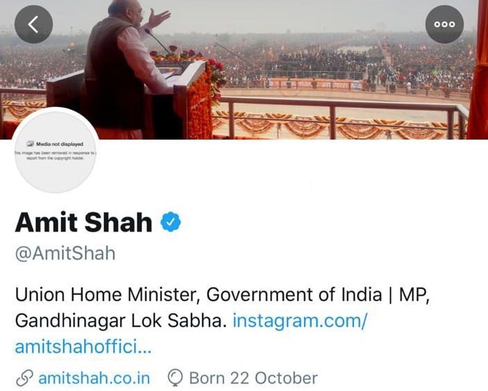 AMIT SHAH TWITTER