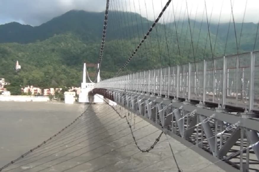ऋषिकेश में पौड़ी और टिहरी को जोड़ने वाला जानकी सेतु तैयार... देखें तस्वीरें 3 ऋषिकेश में पौड़ी और टिहरी को जोड़ने वाला जानकी सेतु तैयार... देखें तस्वीरें 3